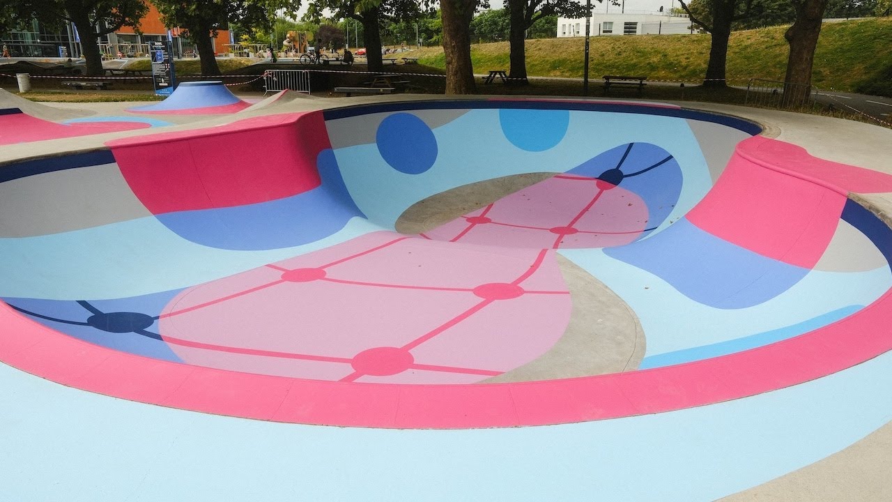 Chloé Bernard's Art x BTWIN Village skatepark