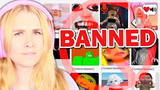 I Played BANNED Roblox Games!