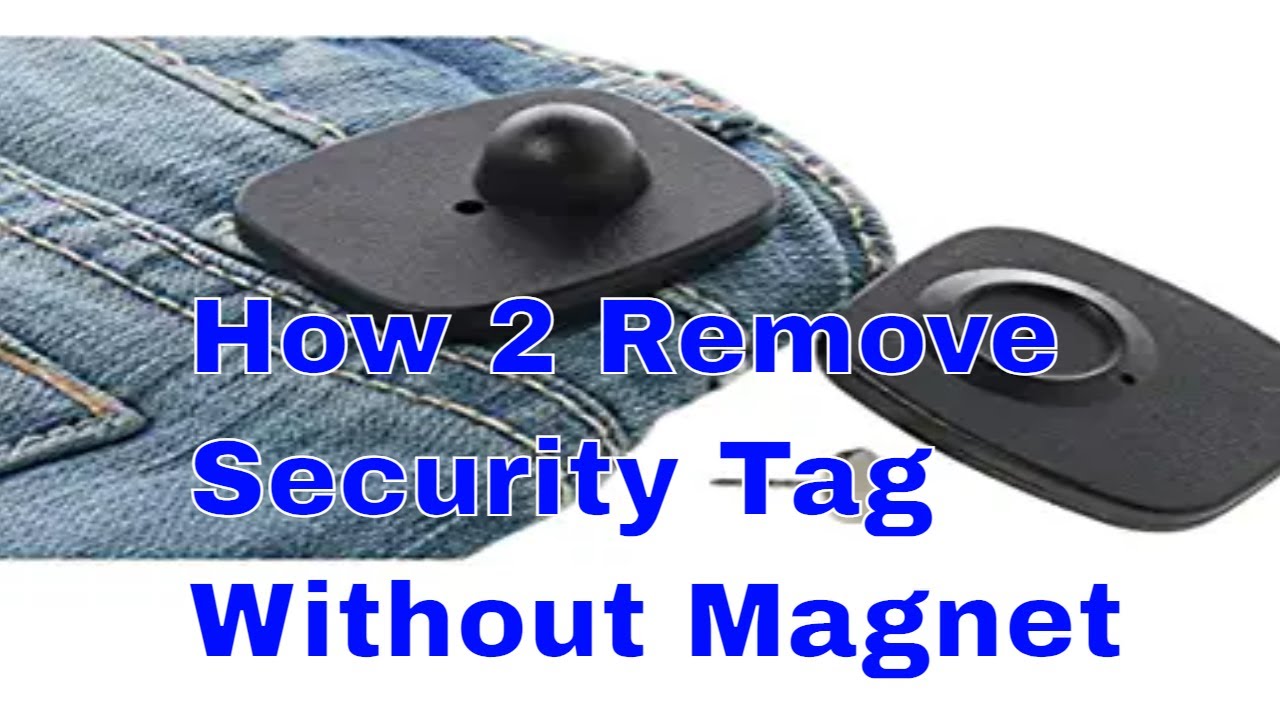 How To Remove Security Tag Without Magnet Life HacksDIY YouTube
