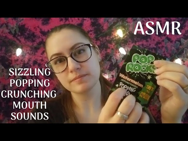 🍬ASMR - Eating Pop Rocks Candy - Sizzling Sounds - Crunching Sounds - Mouth Sounds [ Lo-fi ]🍬