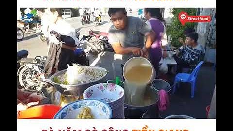 Hủ tiếu gà Bà Năm Gò Công || Dân Tiền Giang