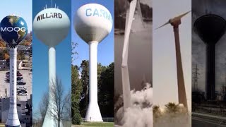 Water Tower Demolition Wind Turbine Compilations. (Most viewed video on the channel)