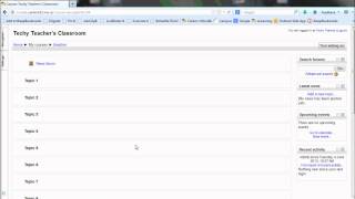 Moodle Course Settings