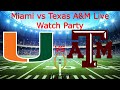 Miami vs Texas A&amp;M CFP Live Play by Play and Reaction