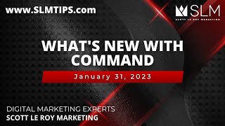 What's new in Command - 1/31