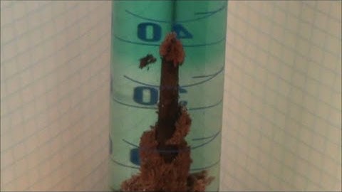 Nail and Copper II chloride experiment