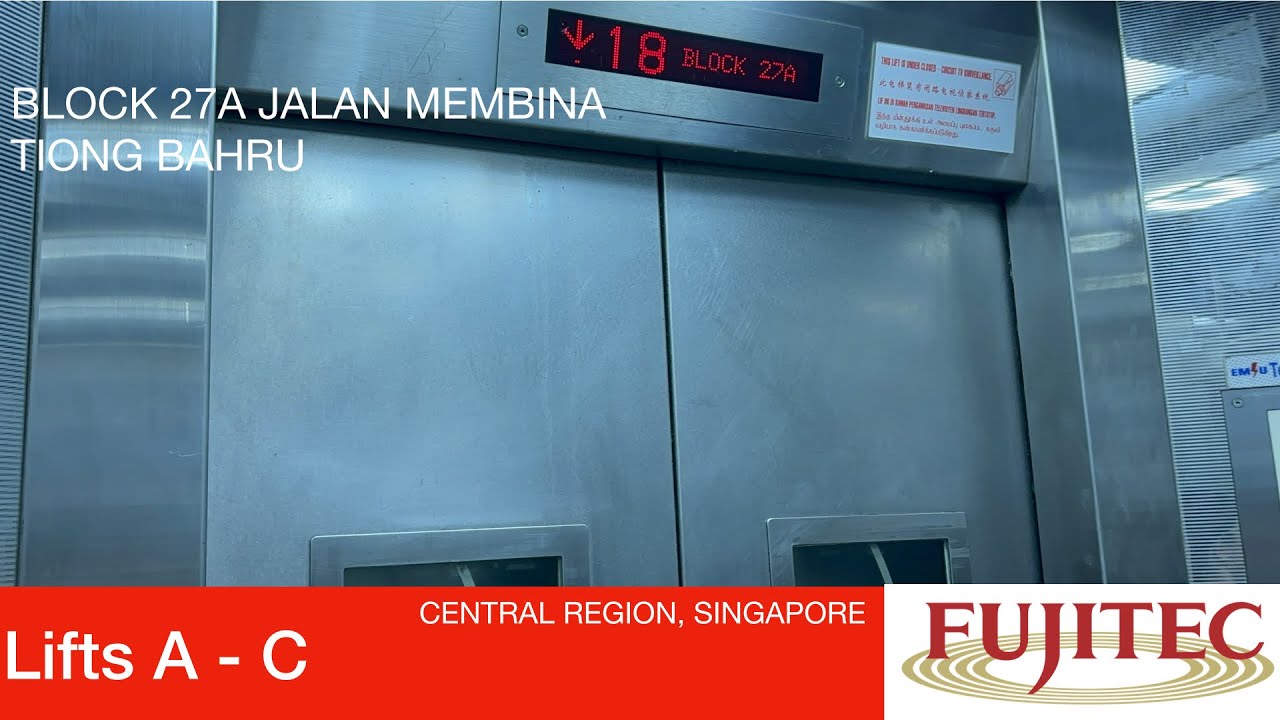 HDB Block 27A Jalan Membina (Tiong Bahru) || Fujitec Elevator 