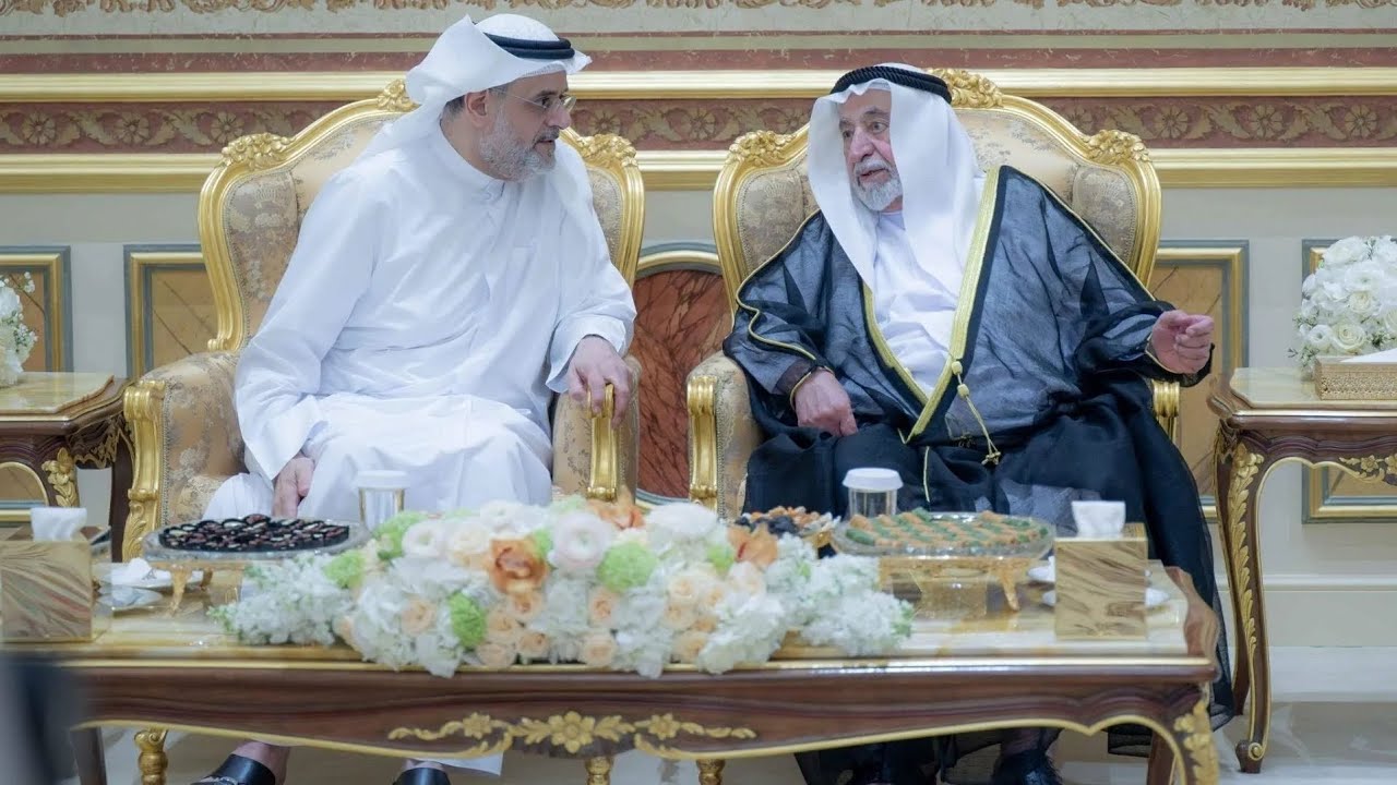 صاحب السمو حاكم الشارقة يستقبل المهنئين بشهر رمضان المبارك