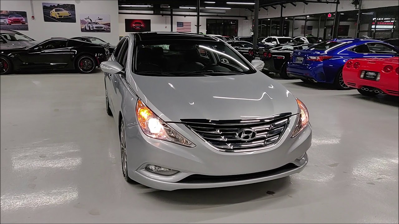 2013 Hyundai Sonata 2.0T Startup and Walk Around - YouTube