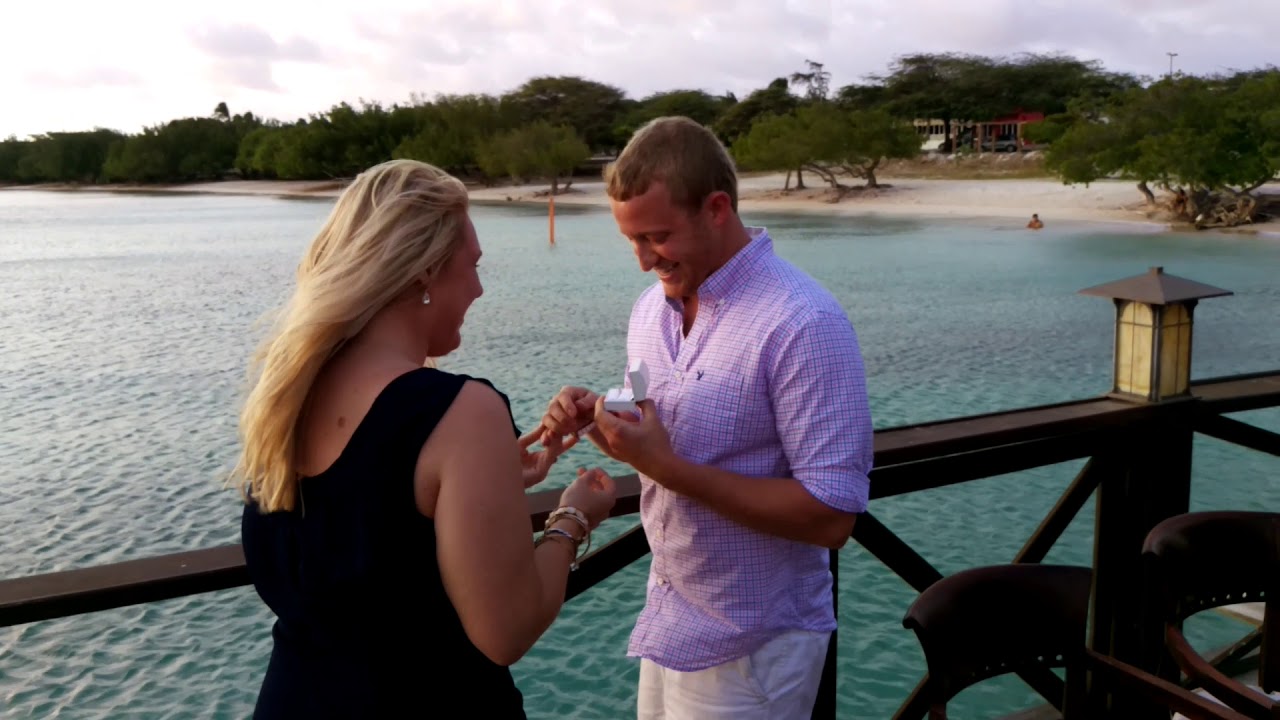 Me asking Erika Helmick in Aruba- 5.28.2015 Pinchos