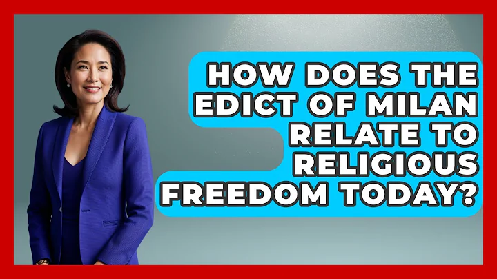 How Does The Edict Of Milan Relate To Religious Freedom Today? - All About Rome