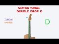Guitar tuning  double drop d