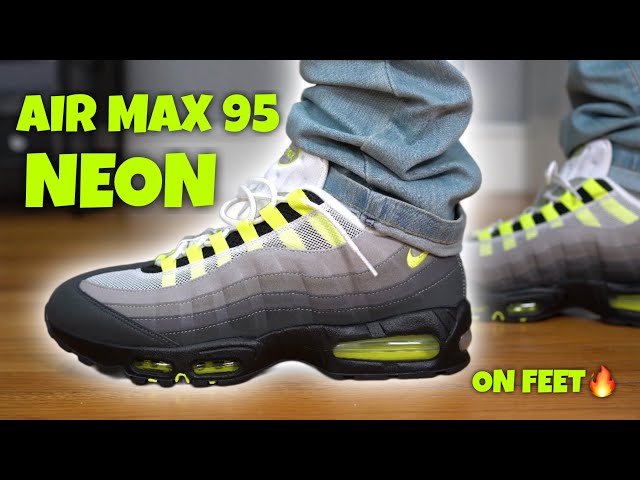CLASSIC! Air Max 95 NEON Big Bubble Review & On Feet - YouTube