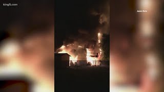Fire guts home of 85-year-old murder suspect in Federal Way