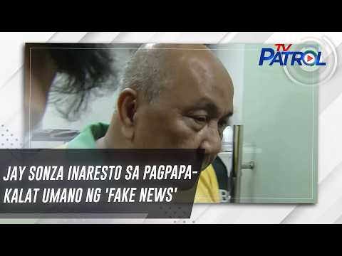 Jay Sonza inaresto sa pagpapakalat umano ng 'fake news' | TV Patrol