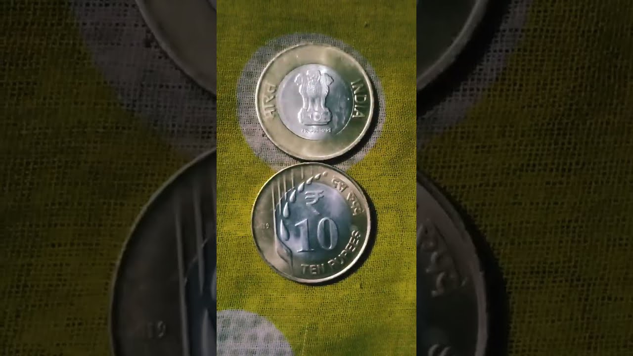 10 Rupees Rain Drop Coin Of 2019 2020 Bombay Mint