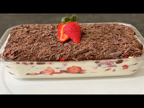 PAVÊ SENSACIONAL DE MORANGO C/ CHOCOLATE