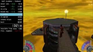 Jedi Academy speedrun 29:52 (no load times)