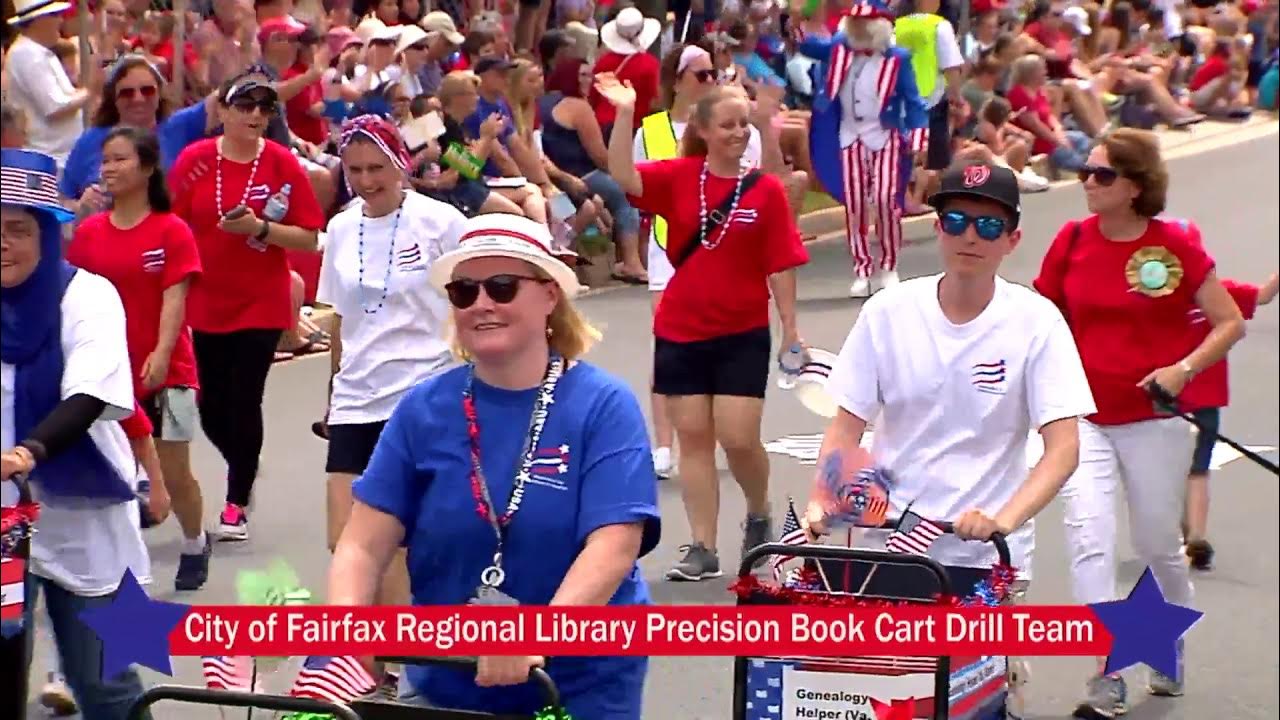 The Fairfax County Library Book Cart Drill Team YouTube