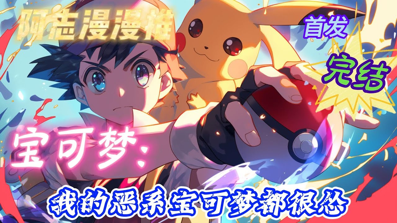 【21小时完结】《神奇宝贝：我的恶系宝可梦都很怂》#玄幻 #热血 #穿越 #神奇宝贝#有声书 #有声漫画 #一口气看完