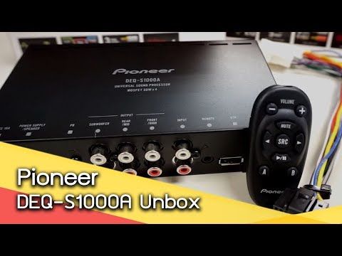 Pioneer : Pioneer DEQ-S1000A Unbox - YouTube