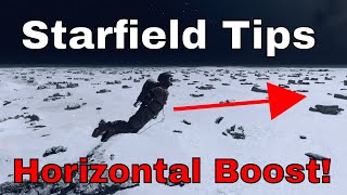 Starfield Horizontal Boost with the Jetpack!