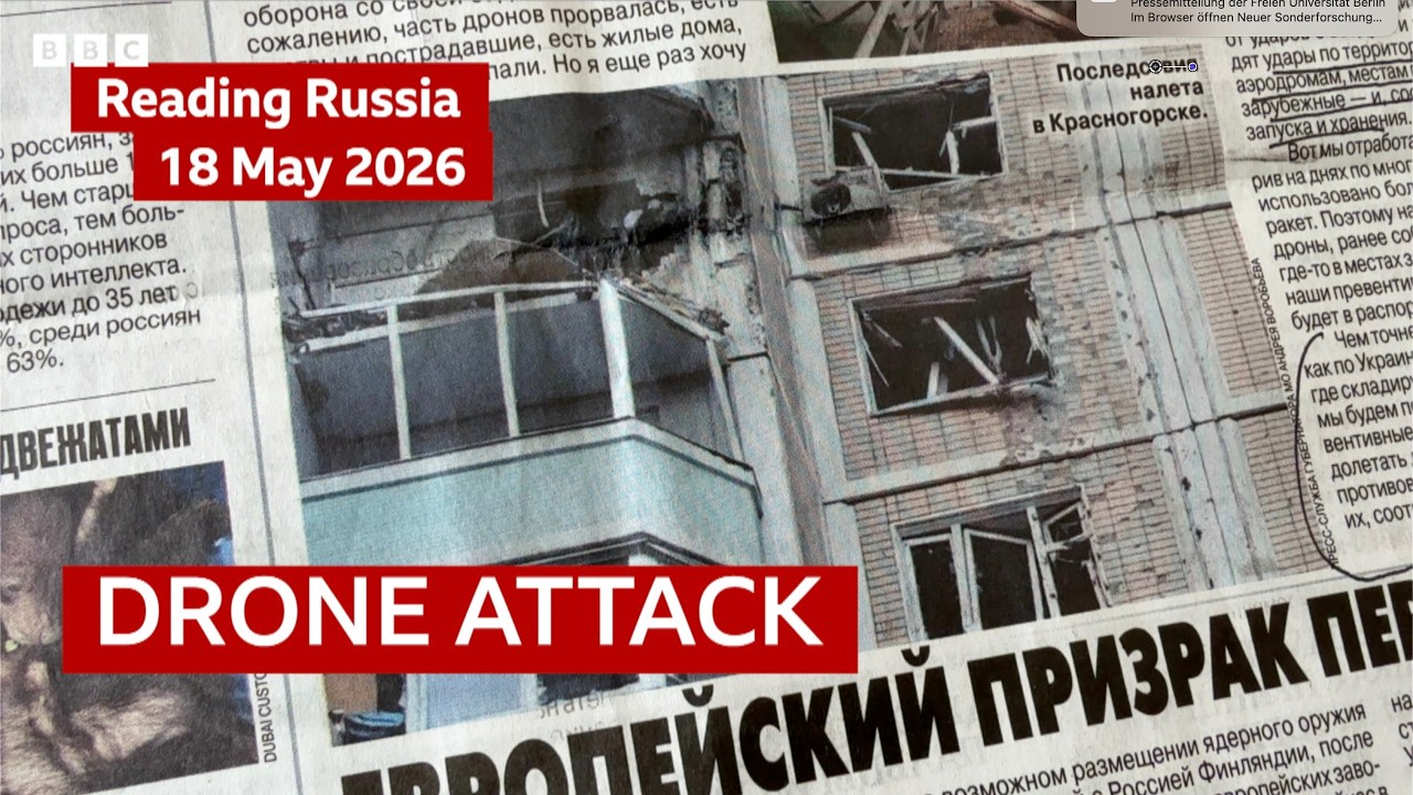 Russian papers react to massive Ukrainian drone attack