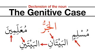 Declension of Nouns - الاعراب في الأسماء  - The Genitive Case - الجرّ