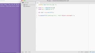 Node.js Developer Course: Fundamentals Requiring Your Own Files