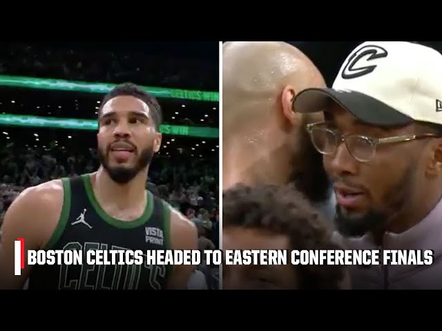 BOSTON CELTICS ARE HEADED TO THEIR 3RD-STRAIGHT EASTERN CONFERENCE FINALS ☘️ | NBA on ESPN