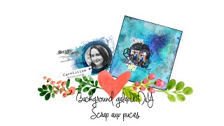 Background Galaxie DIY - Scrap aux puces