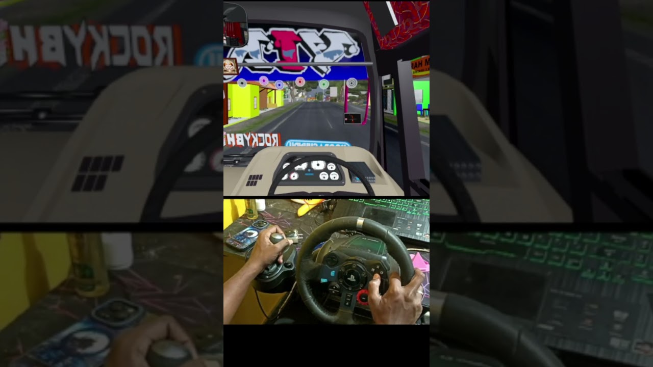 POV Bus Driving | Real Wheel + ETS2 🔥