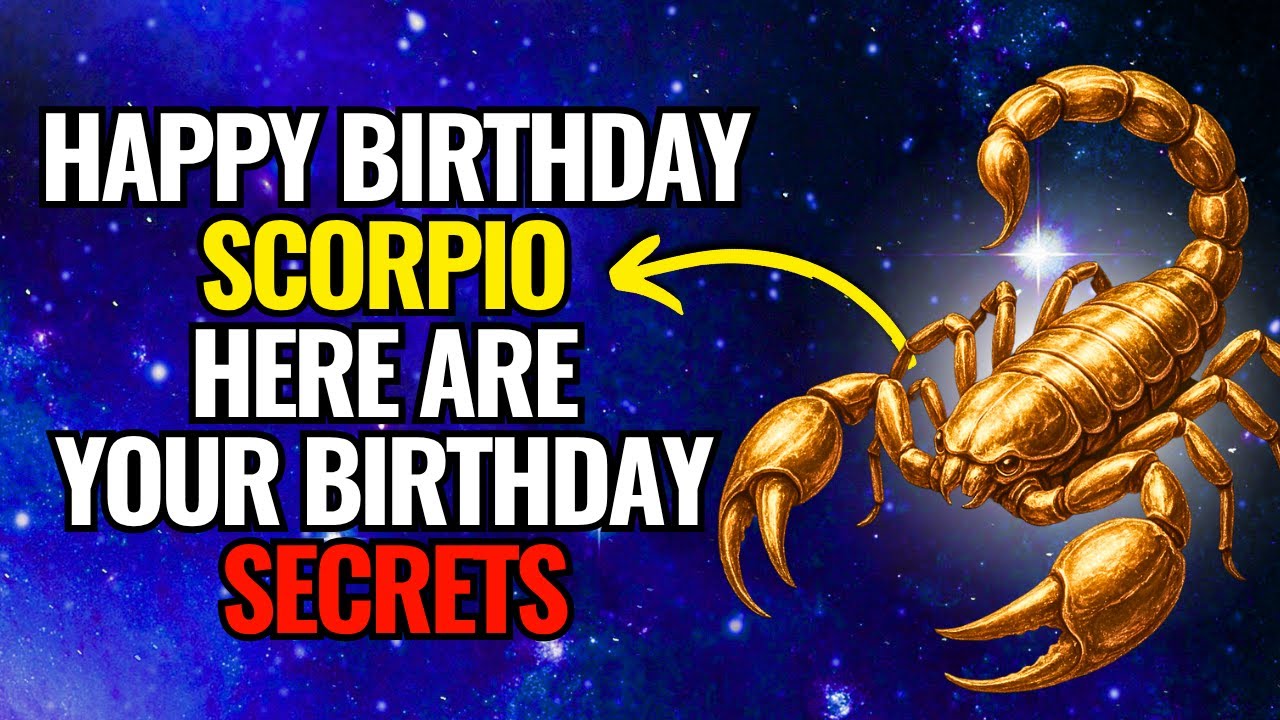 Congratulations, Scorpio! ♏ Secrets About Your Birthday and Birth That No One Has Told You