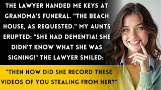At Grandma's Funeral, Her Lawyer Handed Me Keys. My Aunts Screamed: "She Had Dementia!"