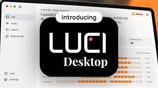 LUCI Desktop: Local Computer History for Agents screenshot 3