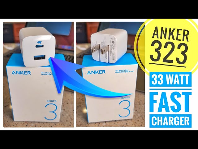 Anker 323 USB-C Charger 33W Fast Charger for Samsung & iPhones