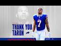 Thanks Taron Johnson for 8 Seasons with Bills 🏈