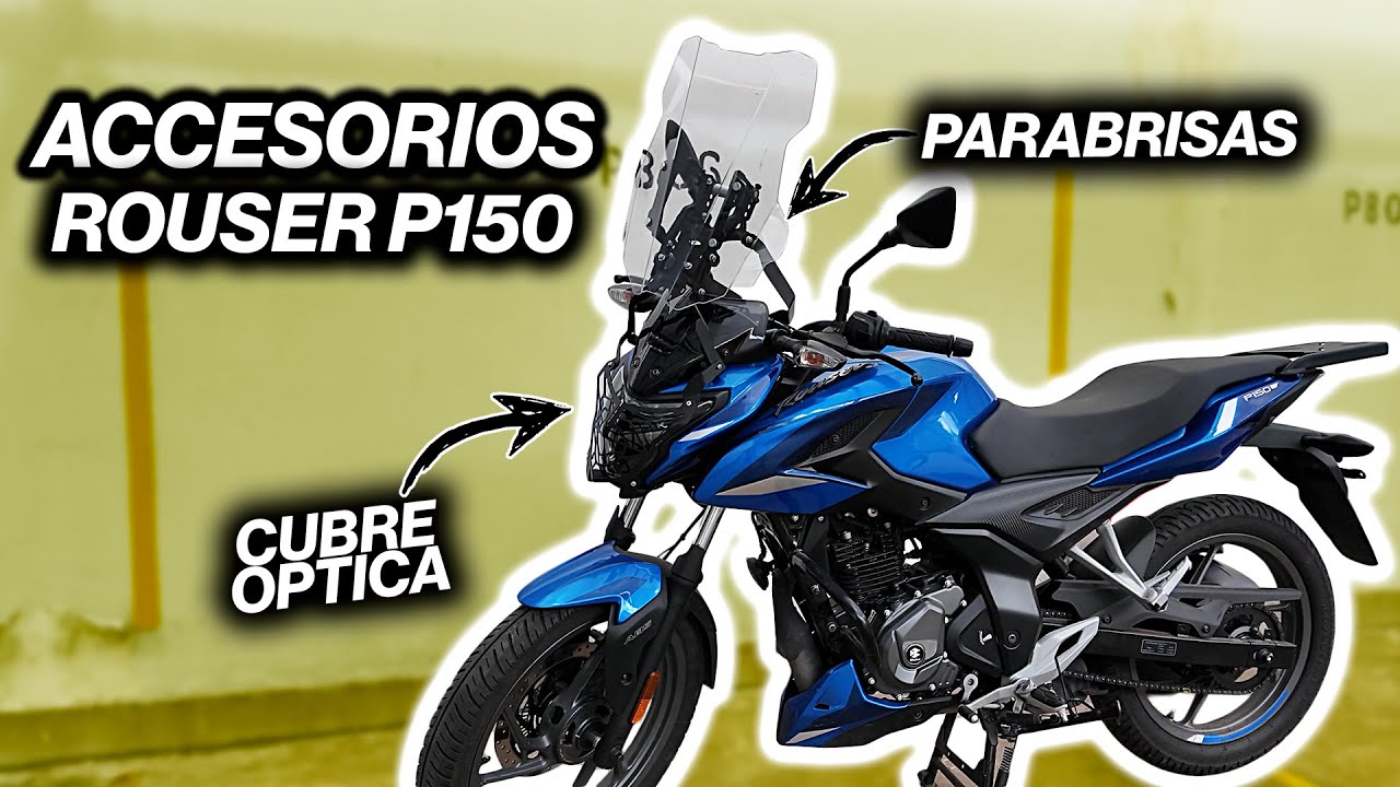 ACCESORIOS DE VIAJE PARA BAJAJ ROUSER P150 [INSTALACION]