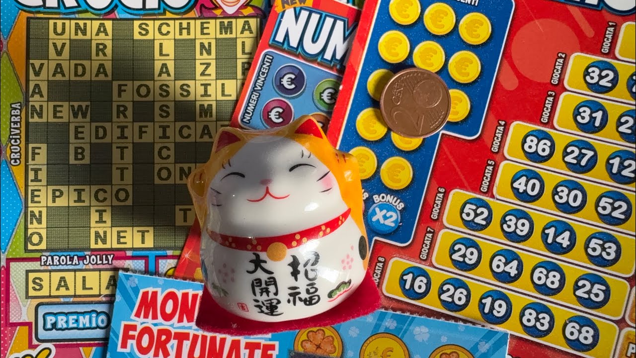 Misto di grattini di oggi 😸🍀🤘🌶️🐞 uno vincente 