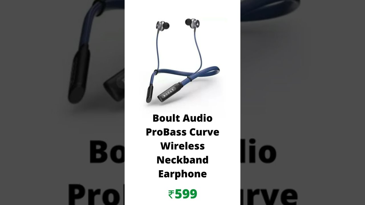 Boult Audio ProBass Curve Wireless Neckband Earphone || Review