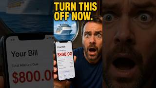 My friend got an $800 phone bill from his cruise — here's the exact mistake 📱 #cruisehacks #facts
