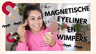 MAGNETISCHE EYELINER + WIMPERS REVIEW!