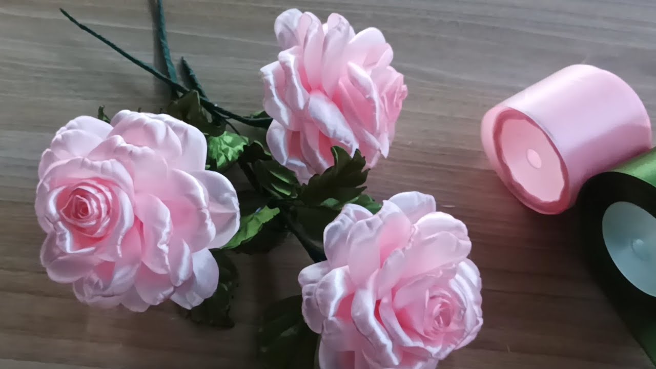Make a Gorgeous Satin Ribbon Rose – Step by Step