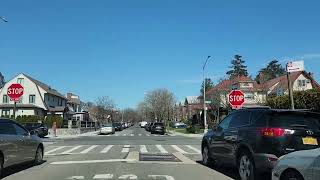 Driving around in midwood, Brooklyn, New York City.