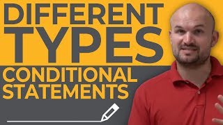 What are the different types of conditional statements