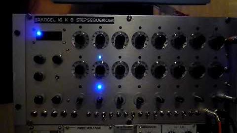 Bratigel 16 x 8 Dual analog Stepsequencer  Part IX