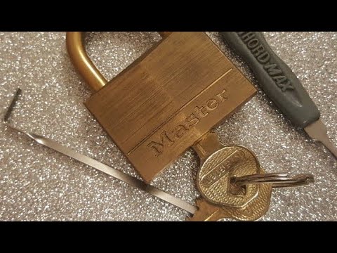 (104)  MASTER LOCK 140 Padlock. picked open! #LockpickingBelfast