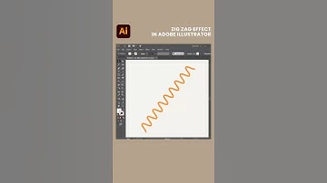 How to create a zig zag line in Adobe Illustrator | Cách tạo 1 đường zig zag trong Adobe Illustrator
