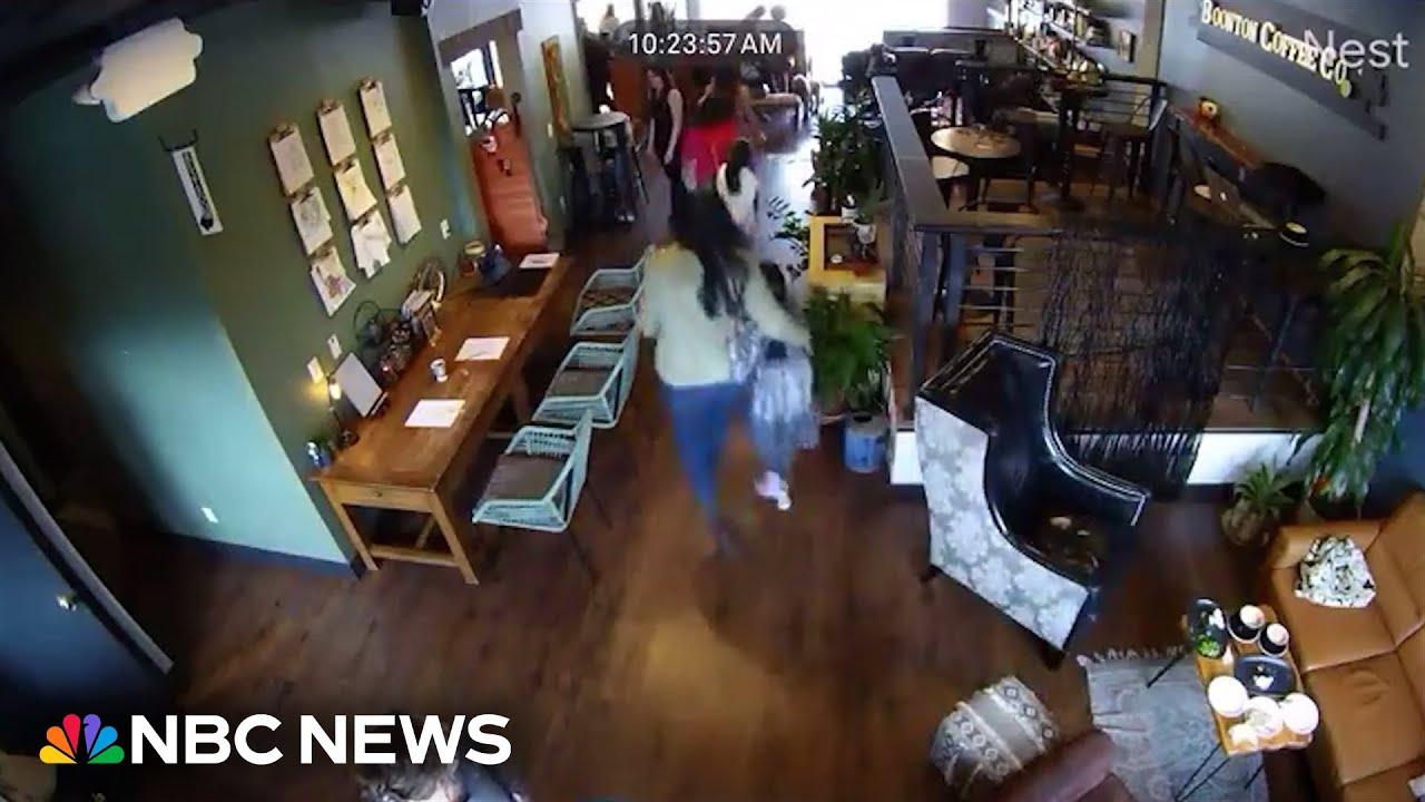 Surveillance videos capture moment earthquake shakes tri-state area Surveillance videos capture moment earthquake shakes tri-state area
