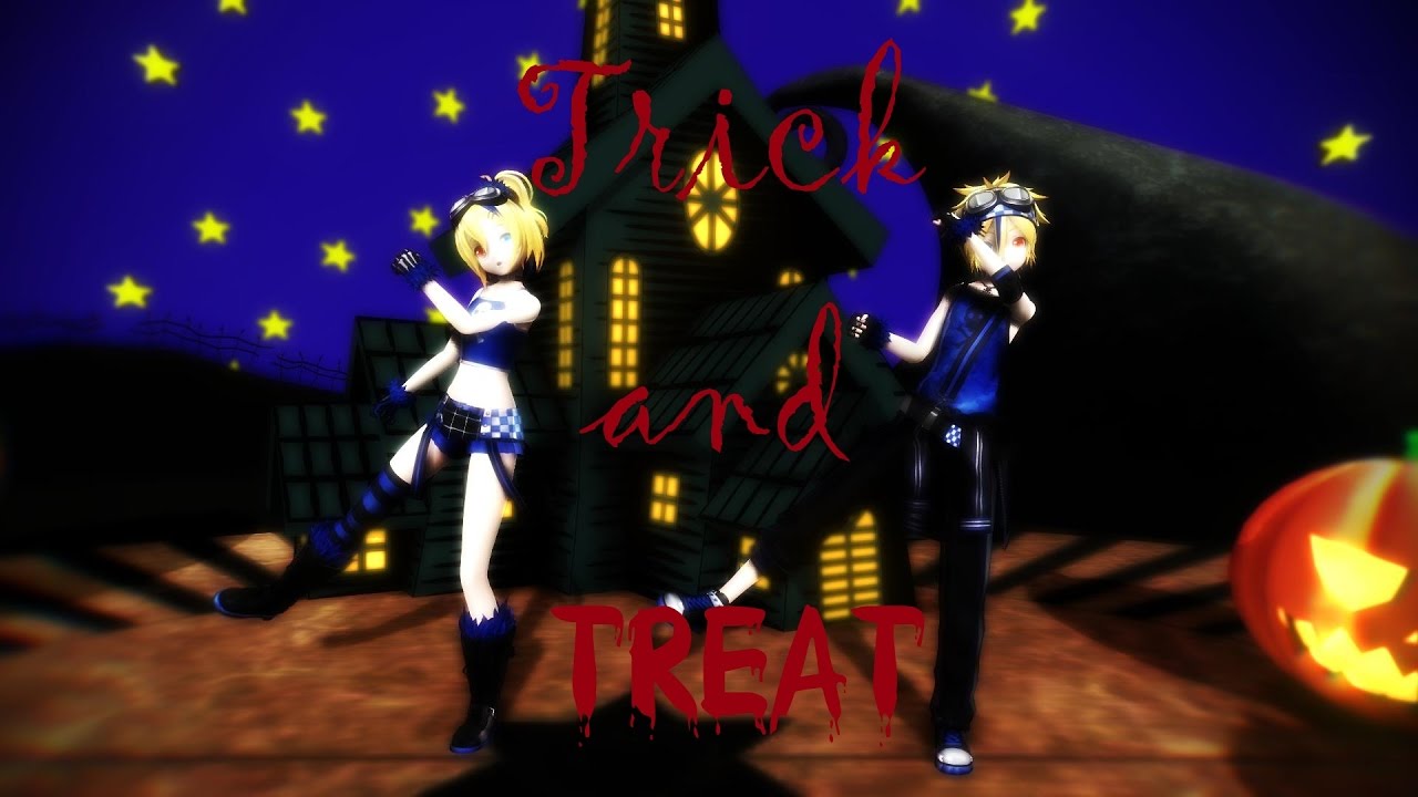 [MMD] Trick and Treat - Rin and Len Kagamine - YouTube